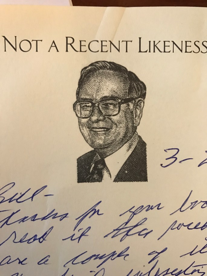 Warren Buffett Thank You Note